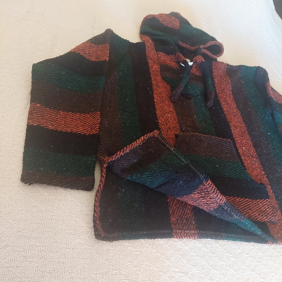 Striped Hooded Baja Hoodie - Picture 5 of 7